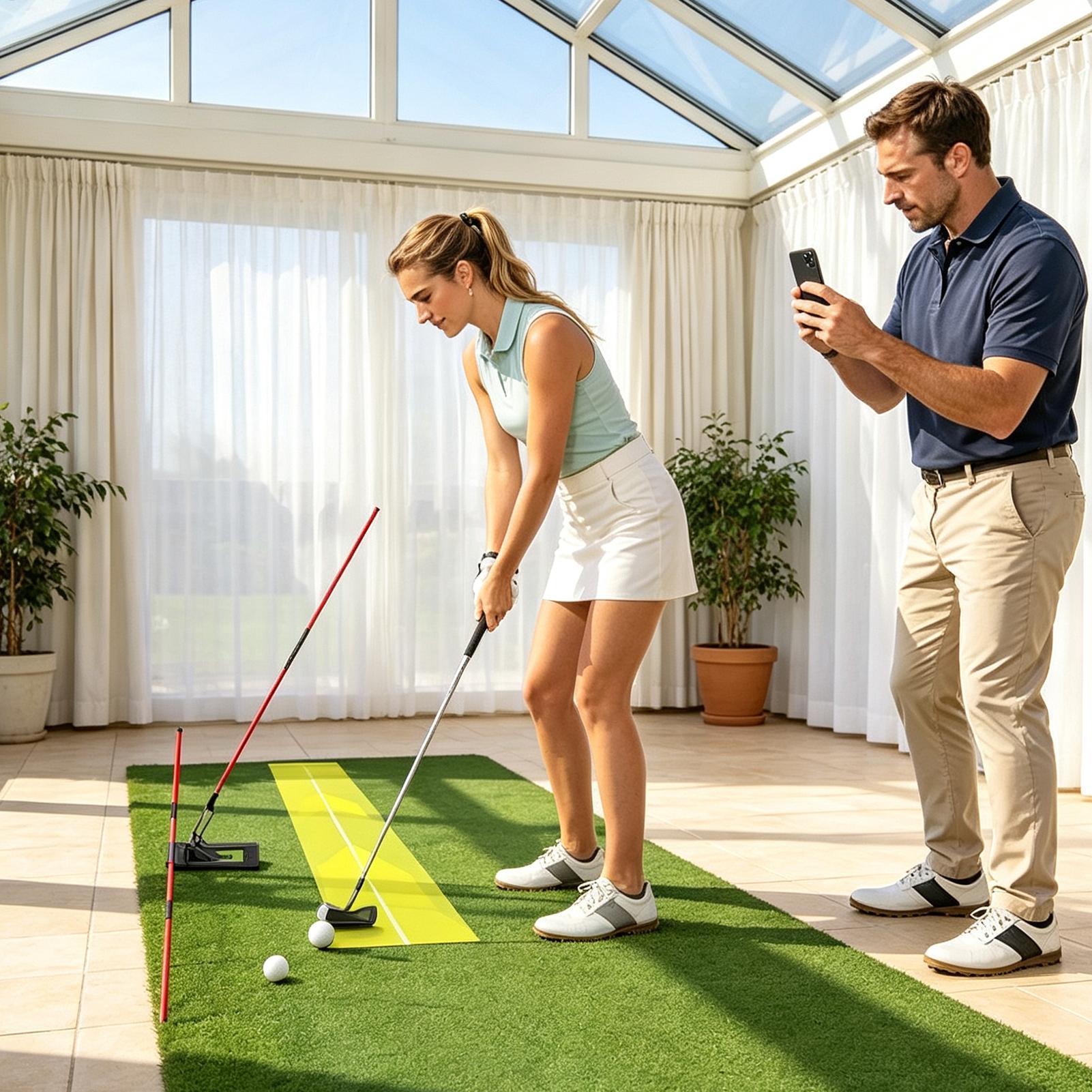 Golf Path Trainer Adjustable A - Golf Equipment For Beginners recension och pris