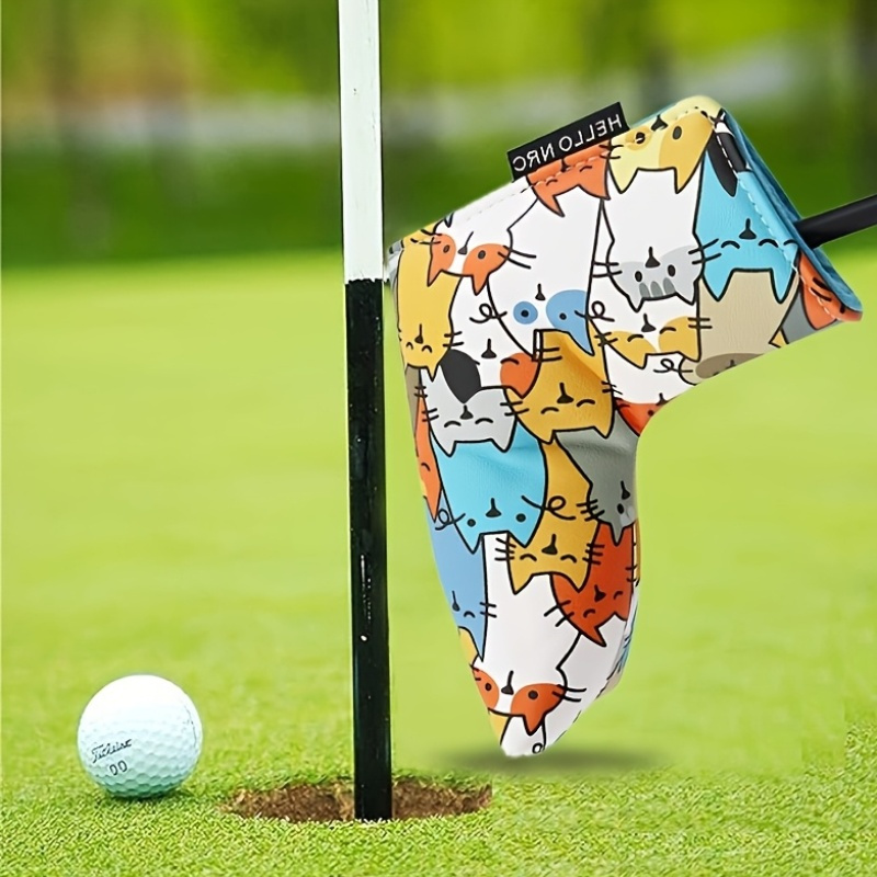 1pc Mallet Putter Head Cover B - Golf Equipment Organizer recension och pris