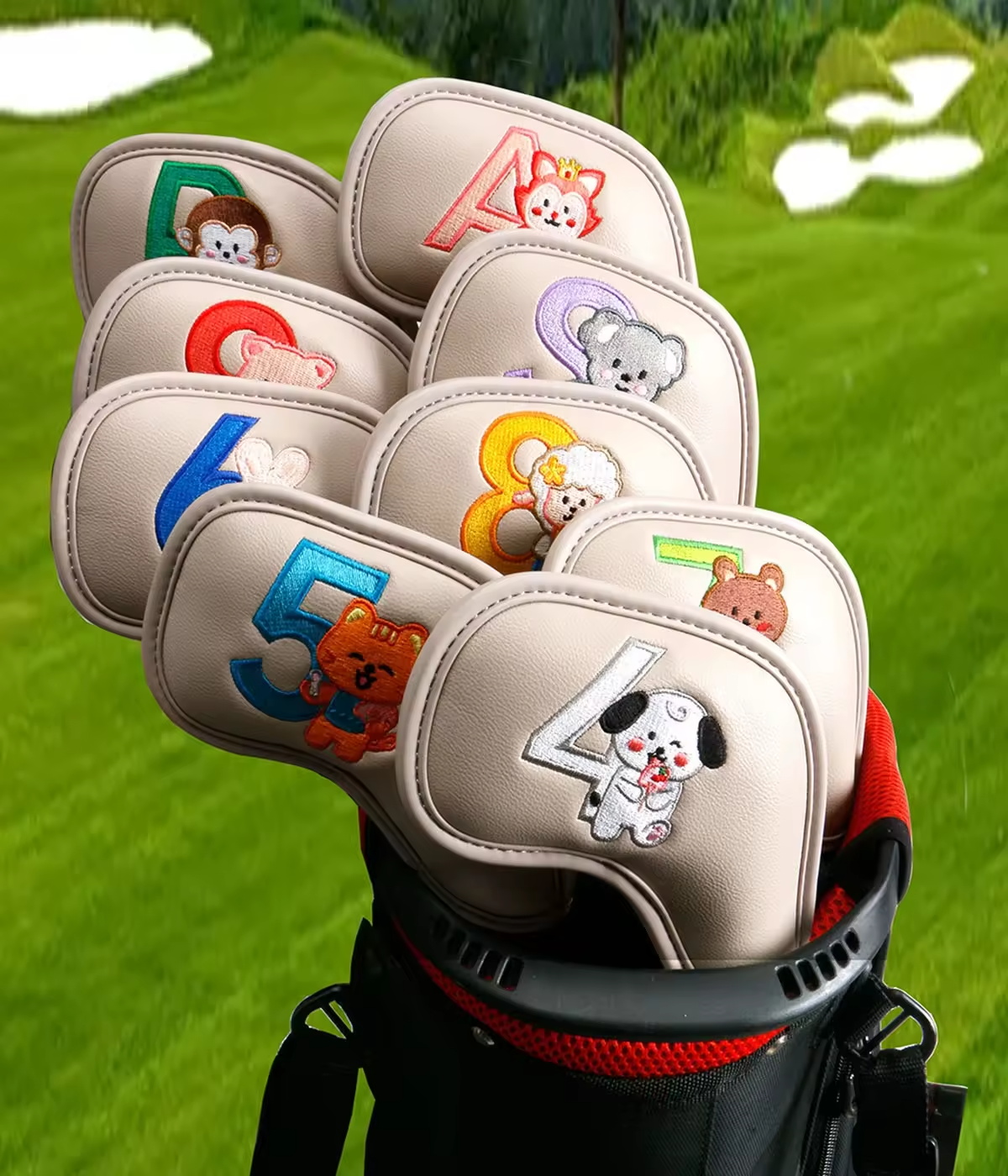 9Pcs Cute Cartoon Animal Golf  - Golf Equipment Organizer recension och pris