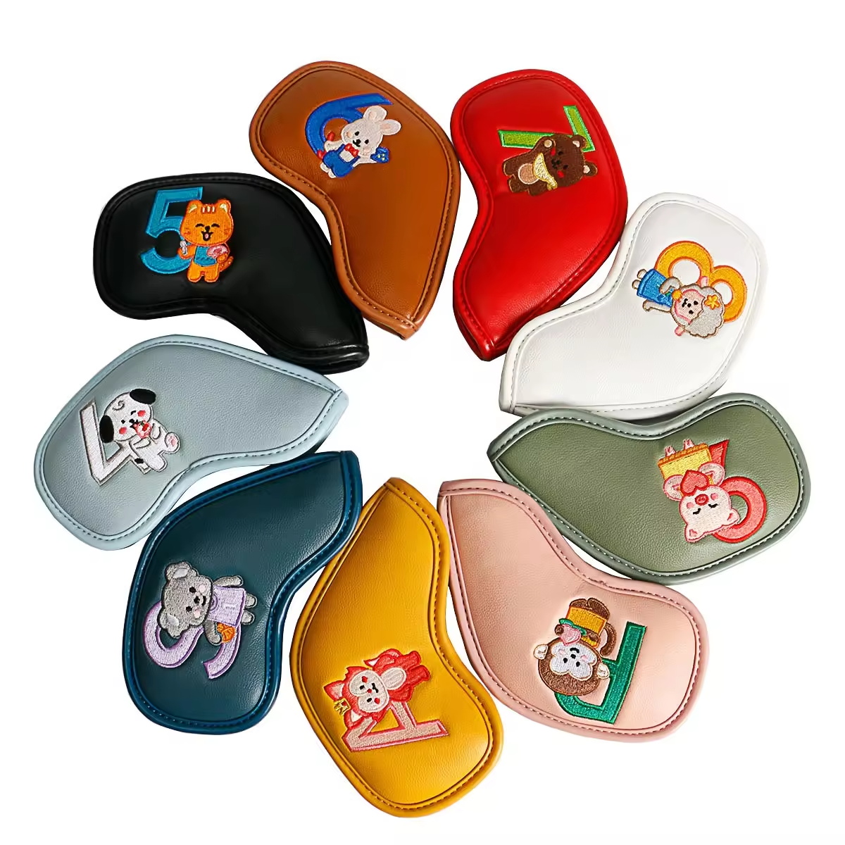 9Pcs Cute Cartoon Animal Golf  - Golf Equipment Organizer recension och pris