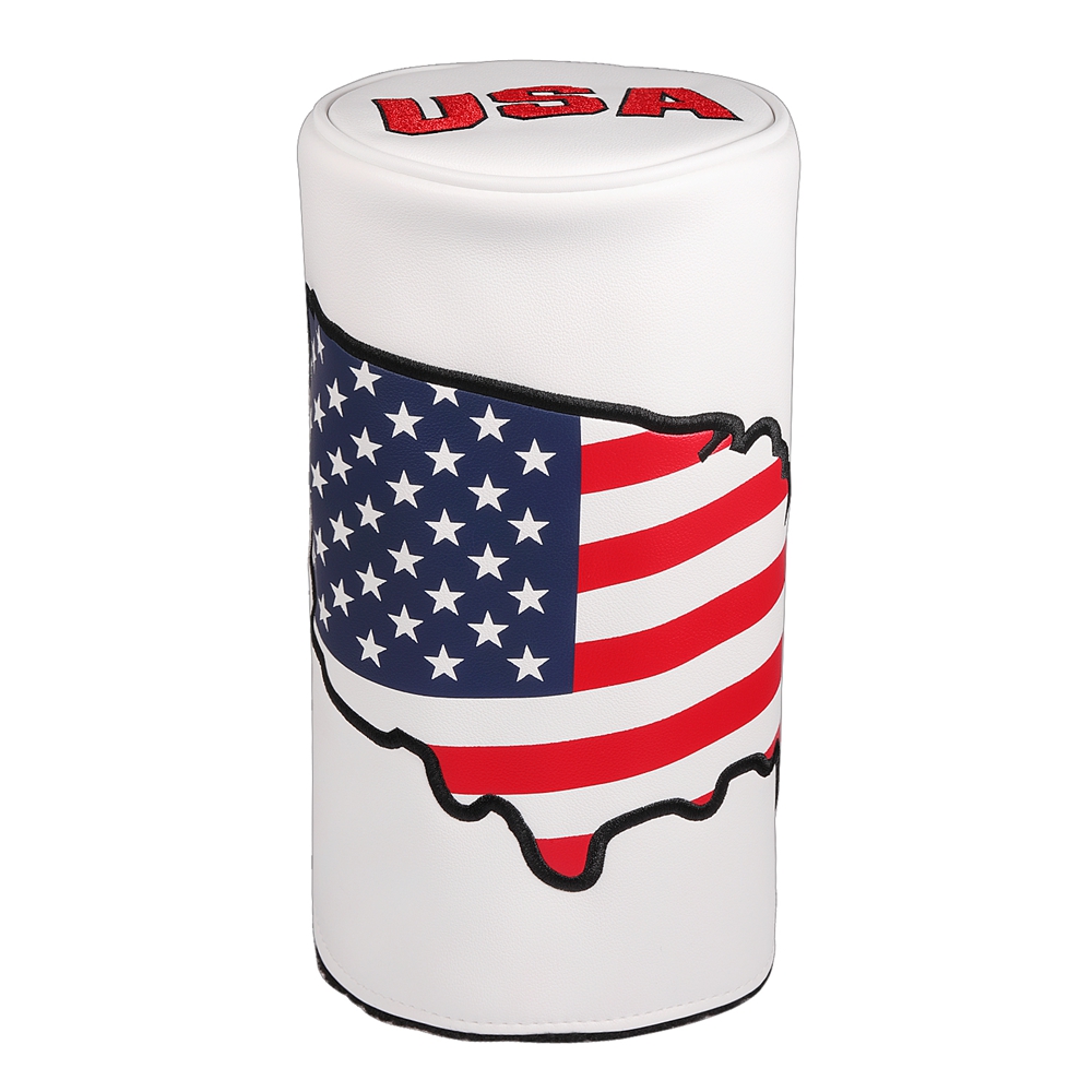 USA Flag PU Leather Golf Club  - Headcover Driver recension och pris