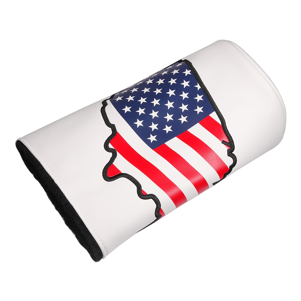 USA Flag PU Leather Golf Club  - Headcover Driver recension och pris