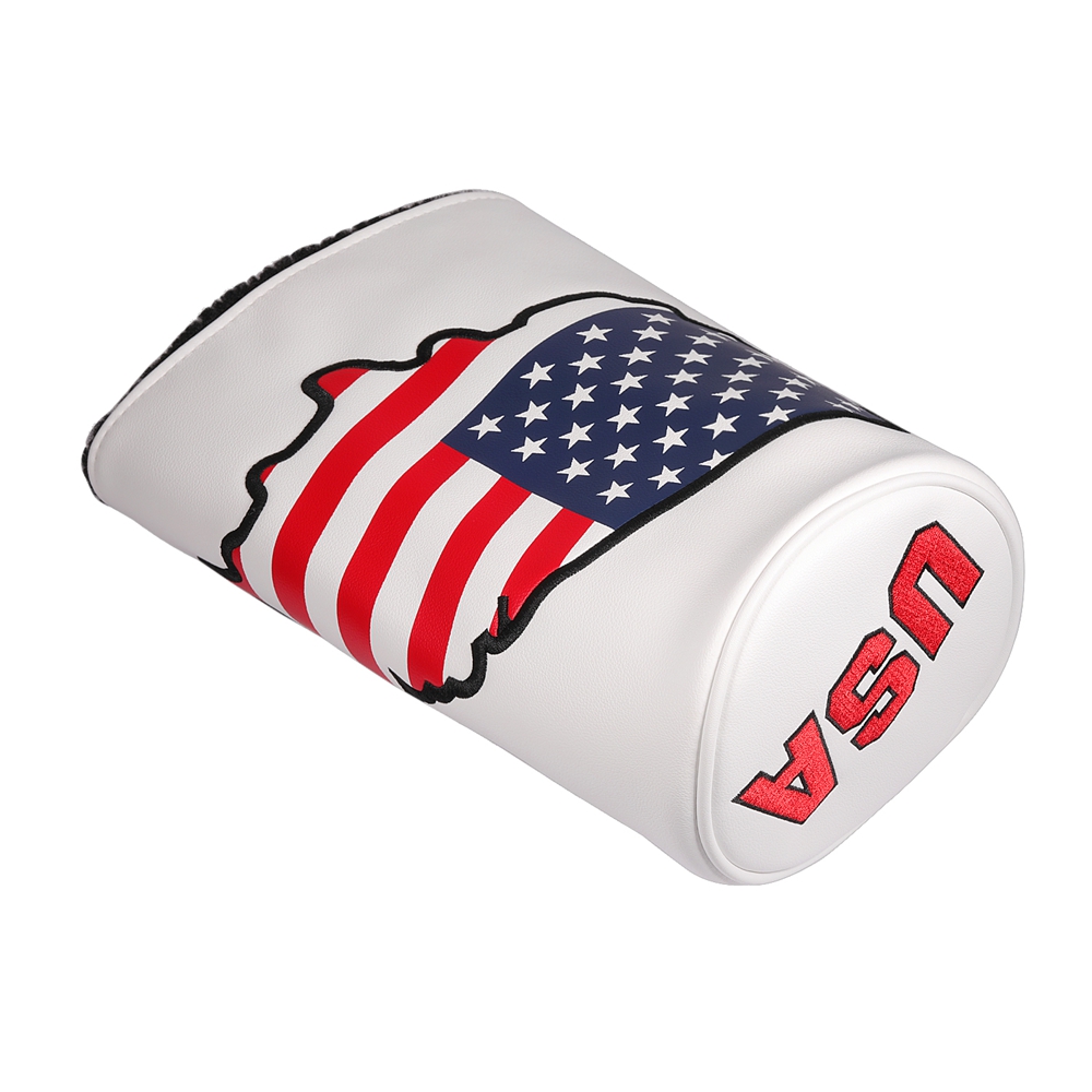 USA Flag PU Leather Golf Club  - Headcover Driver recension och pris